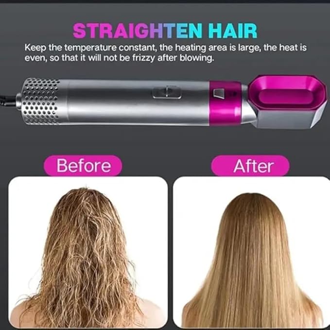 ᴢʏʀᴀʜᴜʙ™ Hot Hair Brush 5 in 1 – فرشاة الشعر الساخنة 5 في 1