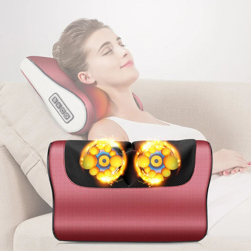 ᴢʏʀᴀʜᴜʙ ™ Red Pillow Massager – جهاز تدليك الوسادة الحمراء