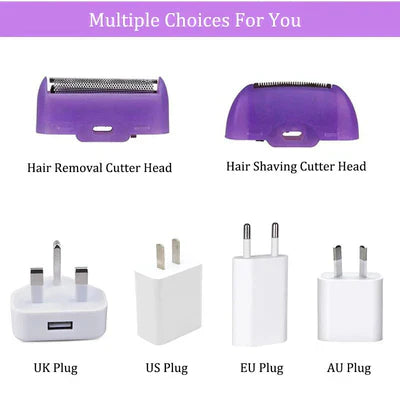 ᴢʏʀᴀʜᴜʙ™Purple Epilator – آلة إزالة الشعر البنفسجية
